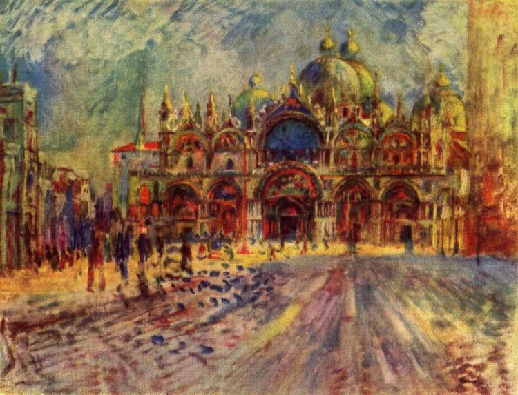 Pierre-Auguste Renoir Markusplatz in Venedig china oil painting image